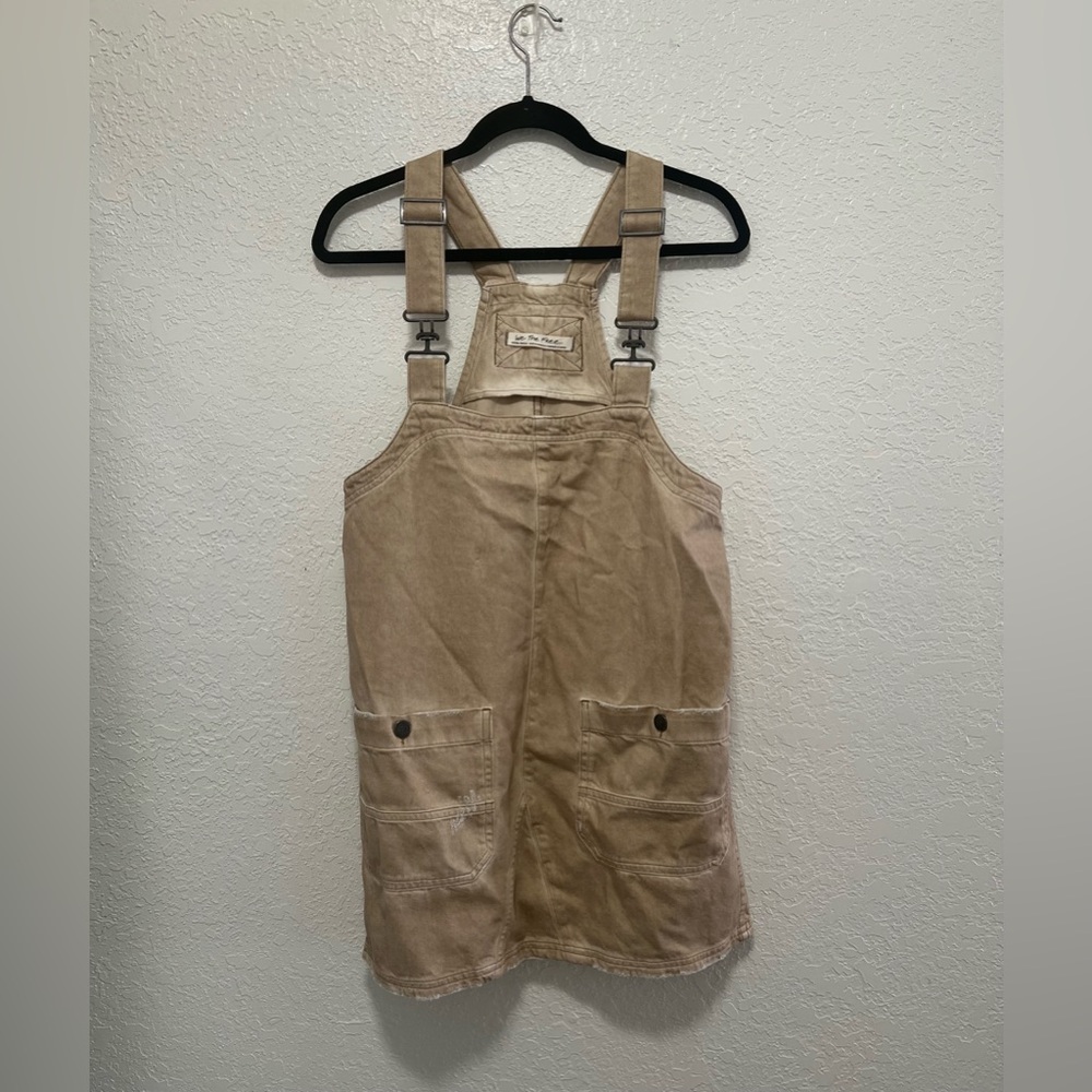 *NWT* FREE PEOPLE OVERALL SMOCKED MINI DRESS - Picture 7 of 8